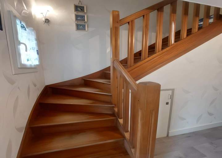 Rénovation escalier bois Le Folgoët